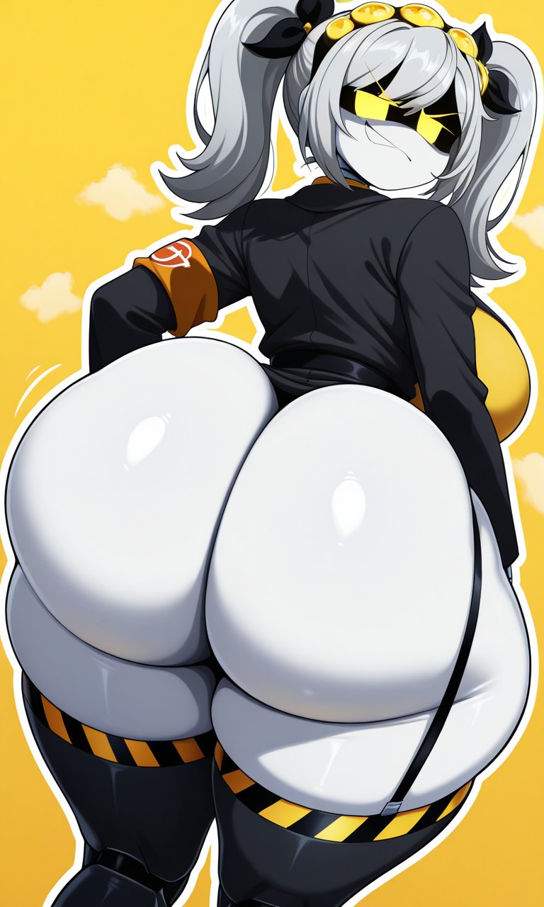 1girls, ai generated, ass, ass focus, big ass, big thighs, breasts, bubble butt, curvaceous, curvy, curvy figure, daidouji (artist), daidoujipv, digital media (artwork), enormous ass, enormous thighs, fat ass, female, female only, gigantic ass, gigantic thighs, hips, hips wider than shoulders, hourglass figure, huge ass, huge thighs, hyper ass, hyper thighs, j (murder drones), large ass, large thighs, legs, massive ass, massive thighs, murder drones, round ass, slim waist, thick, thick ass, thick hips, thick legs, thick thighs, thighs, voluptuous, waist, wide ass, wide hips, wide thighs