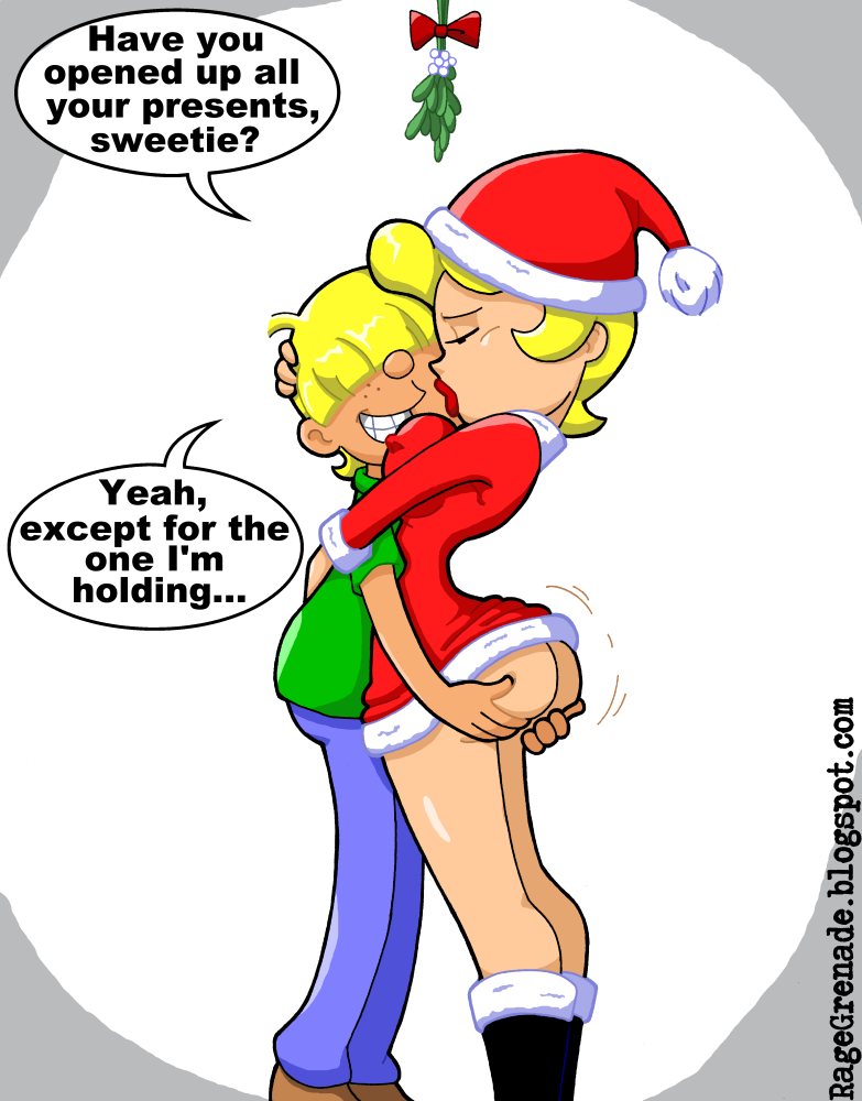 ass_grab bottomless chip_flagston christmas female hi_and_lois human incest lois_flagston male mistletoe mother_and_son rage_grenade uncensored