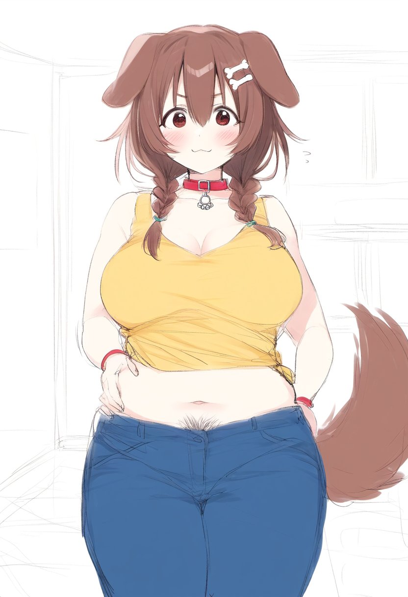ai generated, female, hololive, hololive gamers, hololive japan, inugami korone, maihateslosers, tagme, virtual youtuber