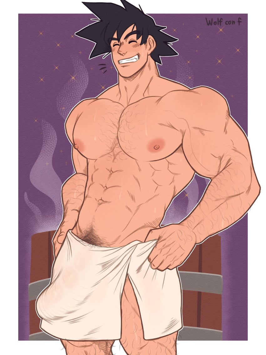 bara bulge goku male male_only