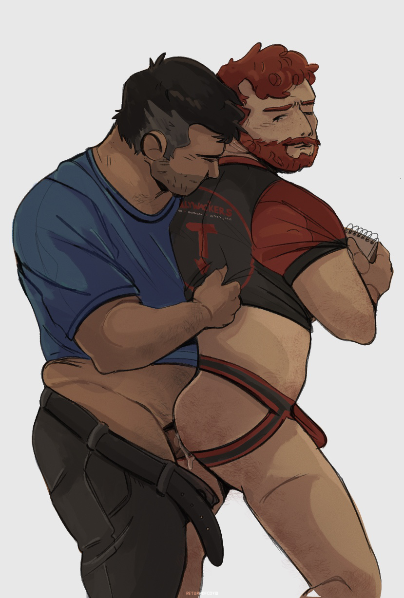 gay gay_sex jockstrap kyle_broflovski male male/male male_only returnofcovid south_park stan_marsh underwear