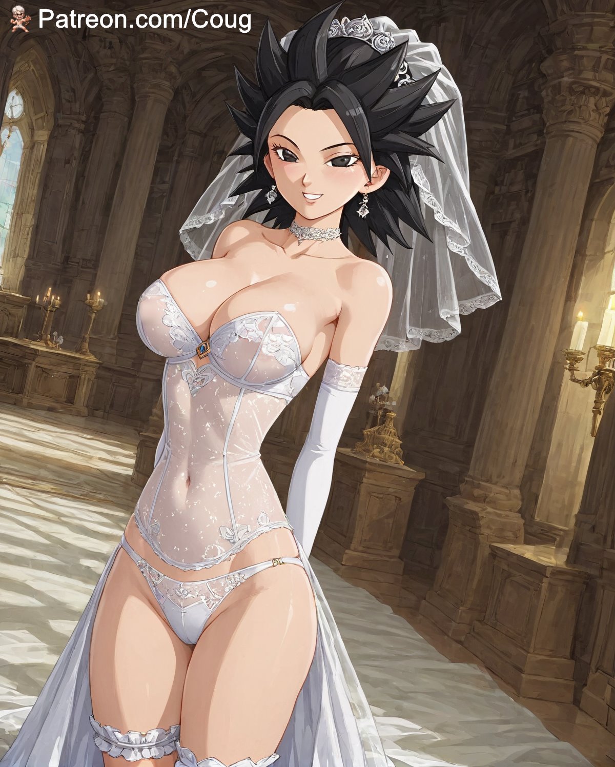 ai generated, caulifla, cougwe, dragon ball, dragon ball super, dragon ball z, female, stable diffusion