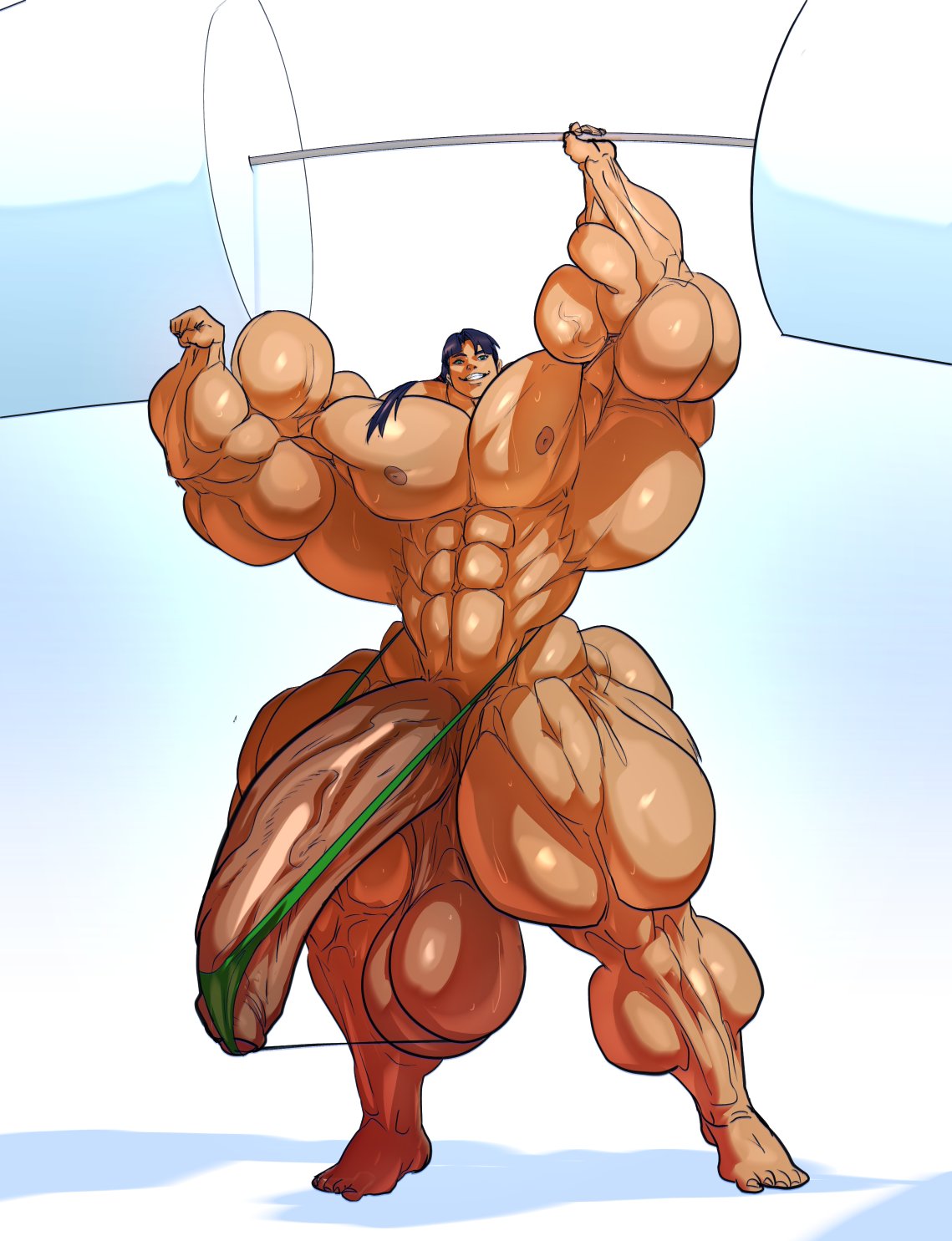 bodybuilder character_request hyper hyper_balls hyper_cock hyper_genitalia hyper_penis hyper_testicles male male_only muscles muscular muscular_arms muscular_male muscular_thighs whatinsomnia