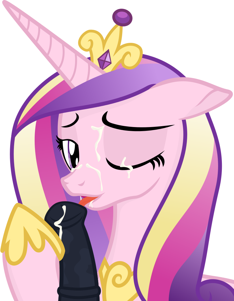 20pixels alicorn alpha_channel cum equine female feral friendship_is_magic fur hair horn licking male messy multicolored_hair my_little_pony penis pink_fur princess_cadance_(mlp) purple_eyes straight tongue wings