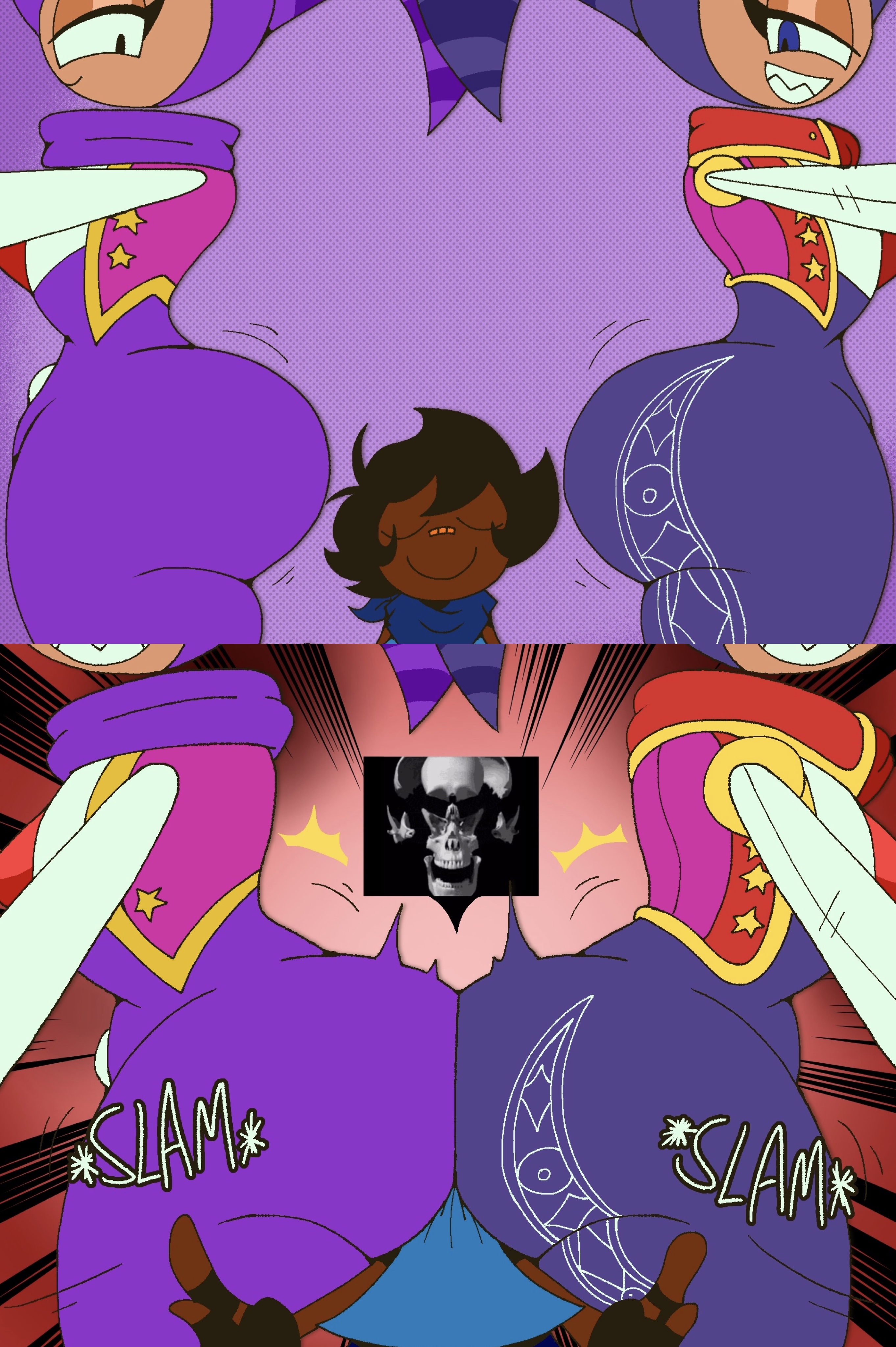 ass, ass crush, ass focus, butt crush, dark-skinned male, hassy (character), meme, nights, nights (nights into dreams), nights into dreams, nights journey of dreams, sega, thicc
