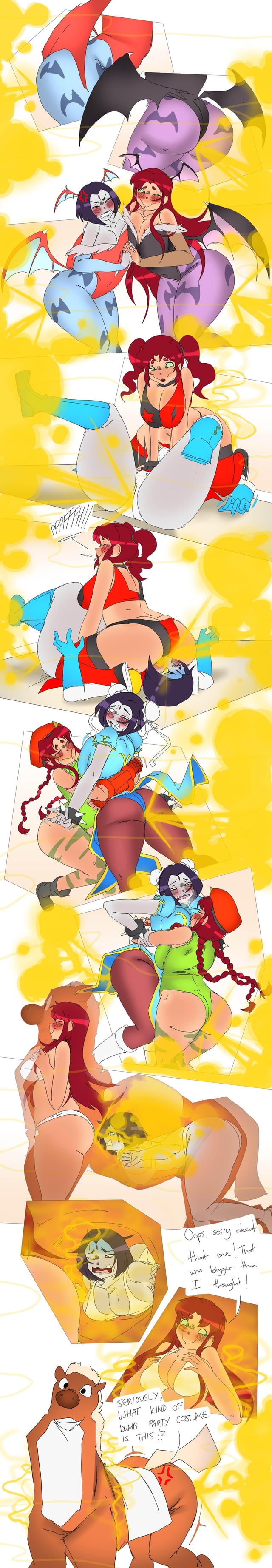 fart fart_fetish farting lazei raven_(dc) scat starfire teen_titans