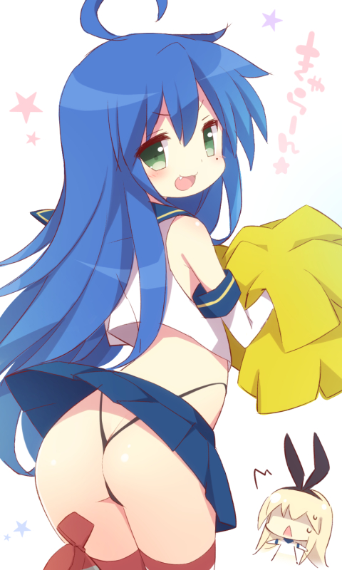 2girls artist_request konata_izumi lucky_star tagme