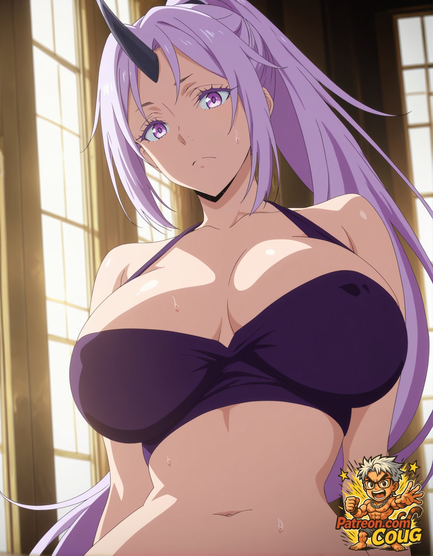 ai assisted, ai generated, coug, female, female only, shion (tensei shitara slime datta ken), stable diffusion, tensei shitara slime datta ken