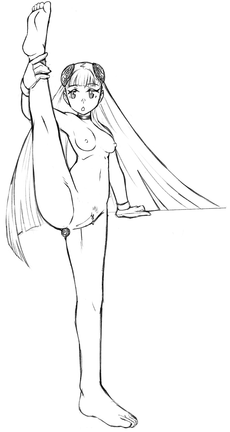 2d athletic athletic_female busty capcom capcom_fighting_all-stars capcom_fighting_evolution capcom_fighting_jam choker female female_focus female_only hourglass_figure icydirtball ingrid_(capcom) long_hair nude nude_female nudity street_fighter tagme wide_hips