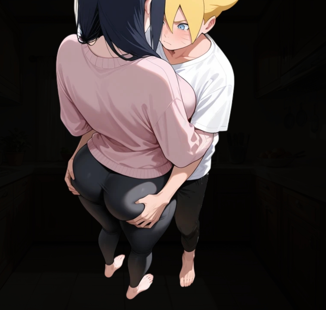 ai generated, boruto: naruto next generations, female, hyuuga hinata, mother and son, naruto, naruto (series), netorare, tagme, uzumaki boruto, uzumaki hinata