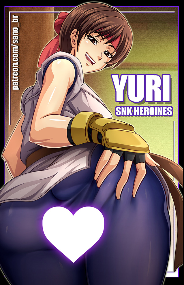 1girls ahe_gao anus areola art_of_fighting ass ass_focus ass_grab big_ass big_butt breasts brown_hair cum cum_in_ass cum_on_ass female headband king_of_fighters nipples nude nude_female one_eye_closed plump_labia pussy red_headband sano-br short_hair sideboob snk solo solo_female spread_anus spread_ass sweat vagina yuri_sakazaki