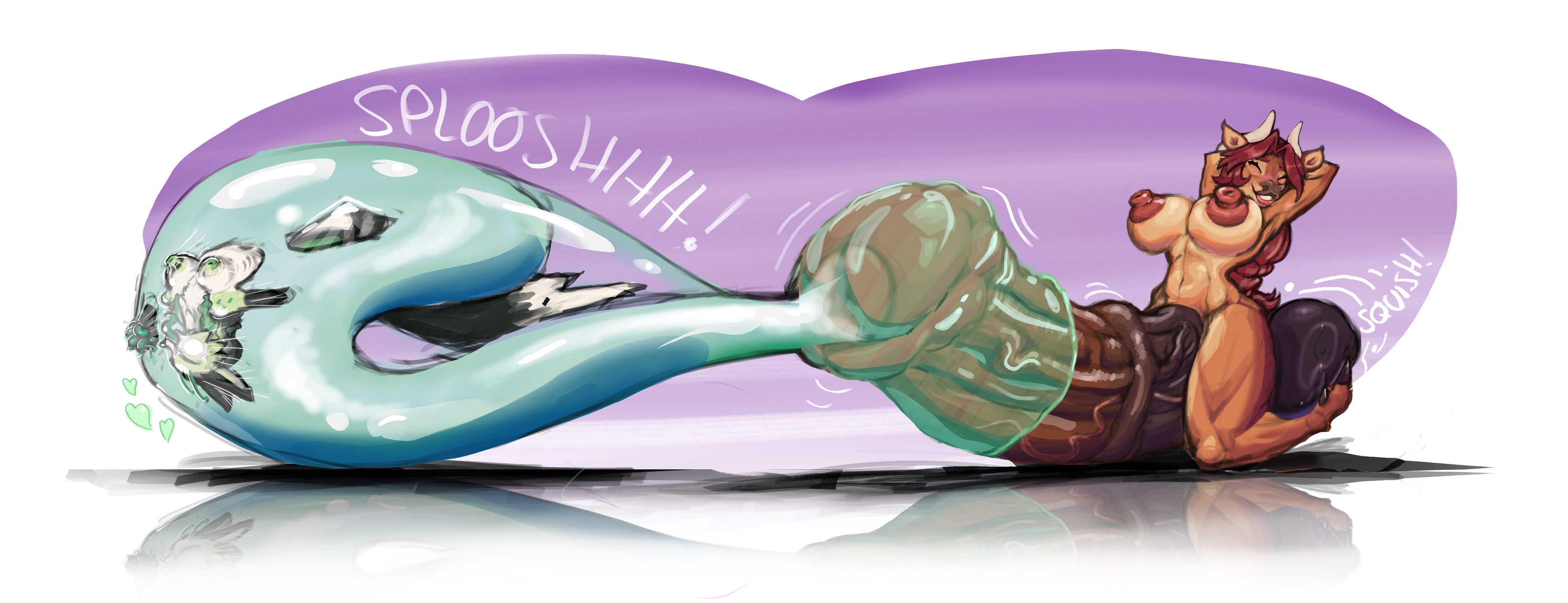 1futa, anthro, balls, bonnie bovine (character), bovine, churning, cock vore, condom, cum, ejaculation, endosoma, female, futa on female, futanari, horsecock, horsecock futa, horselegkovach, intersex, orgasm, penis, testicles, testicles clench, vore