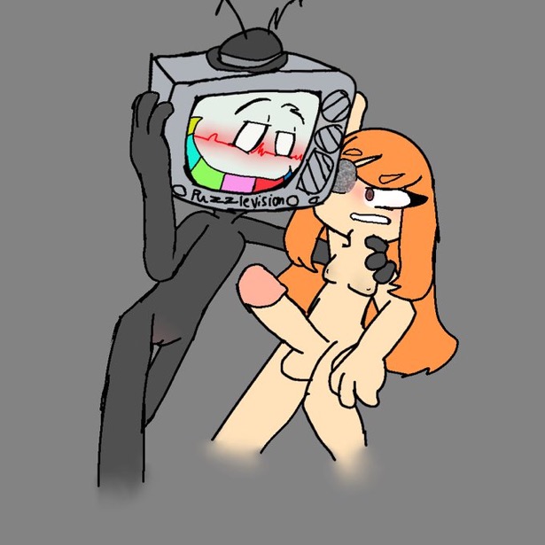 blush blushing_at_another blushing_pussy cock color colored corruption cuntboy cuntboy/futa futa_on_cuntboy futanari ginger ginger_hair goodbudsog_(artist) human human_meggy ibispaintx intersex intersex/intersex intersex_only meggy_spletzer mr._puzzles non-human pussy pussy_blush simple_background small_breasts smg4 smiling_at_another smug smug_face static_eyes tv tv_head