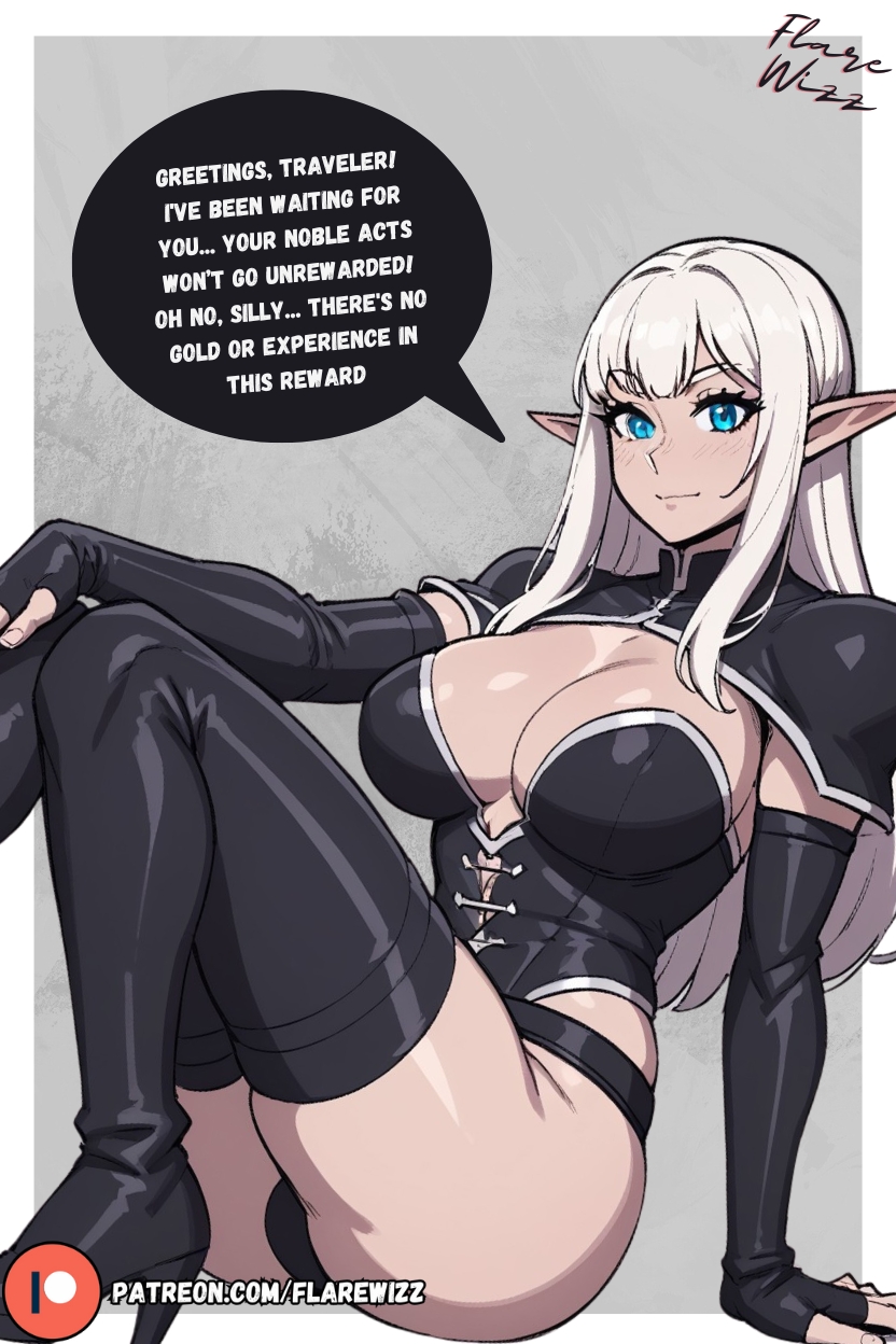 1female 1woman ai_generated ass big_ass big_breasts big_butt blue_eyes blue_hair bottom_heavy character_request clothed comic cowgirl_position dialog dialogue dominant dominant_female elf elf_ears elf_female elf_girl english english_text fantasy female female_focus female_only flarewizz hips hips_wider_than_shoulders horns horny horny_female huge_ass huge_breasts huge_butt kneeling massive_ass massive_breasts massive_butt massive_thighs mature mature_female mature_figure mature_woman mommy mommy_dom mommy_kink partially_clothed squatting thick thick_ass thick_hips thick_legs thick_thighs thighs voluptuous voluptuous_female