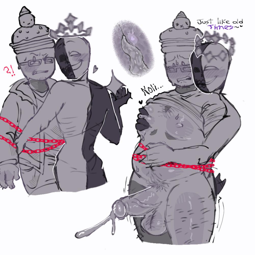 007n7_(forsaken) 2boys anal anal_sex balls chains cross_section cumming_while_penetrating forsaken_(roblox) gay gay_male imisaak male_only nipples noli_(forsaken) old_male penis roblox roblox_avatar roblox_game robloxian self_upload tagme thighs yaoi
