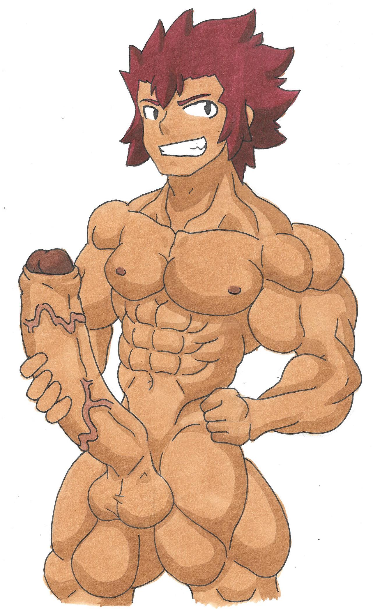 cobra_(fairy_tail) fairy_tail male male_only muscle muscles solo tagme