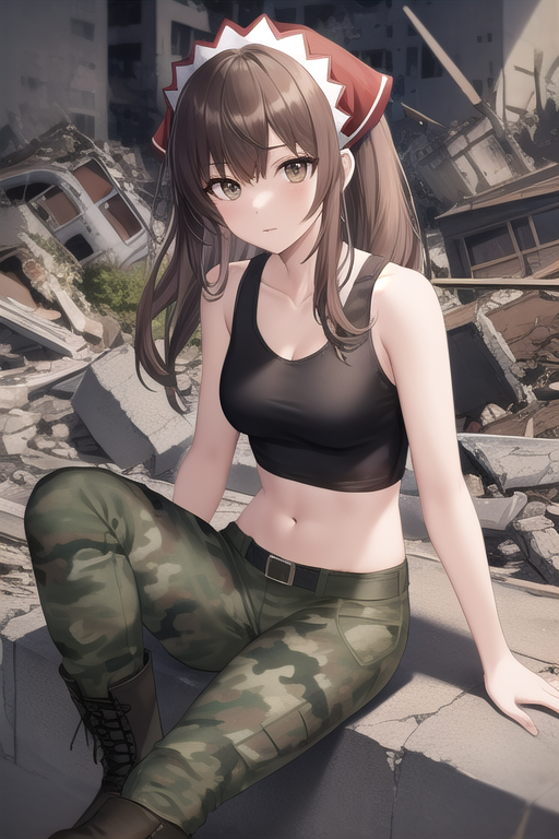 ai_generated alicia_melchiott brown_hair combat_boots military valkyria_chronicles