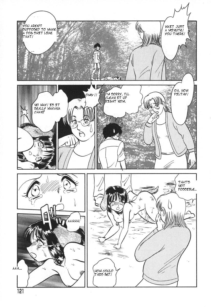 ashamed breasts canine comic cruel crying female humiliation japanese male mammal manga page_121 piercing yantaro_keno