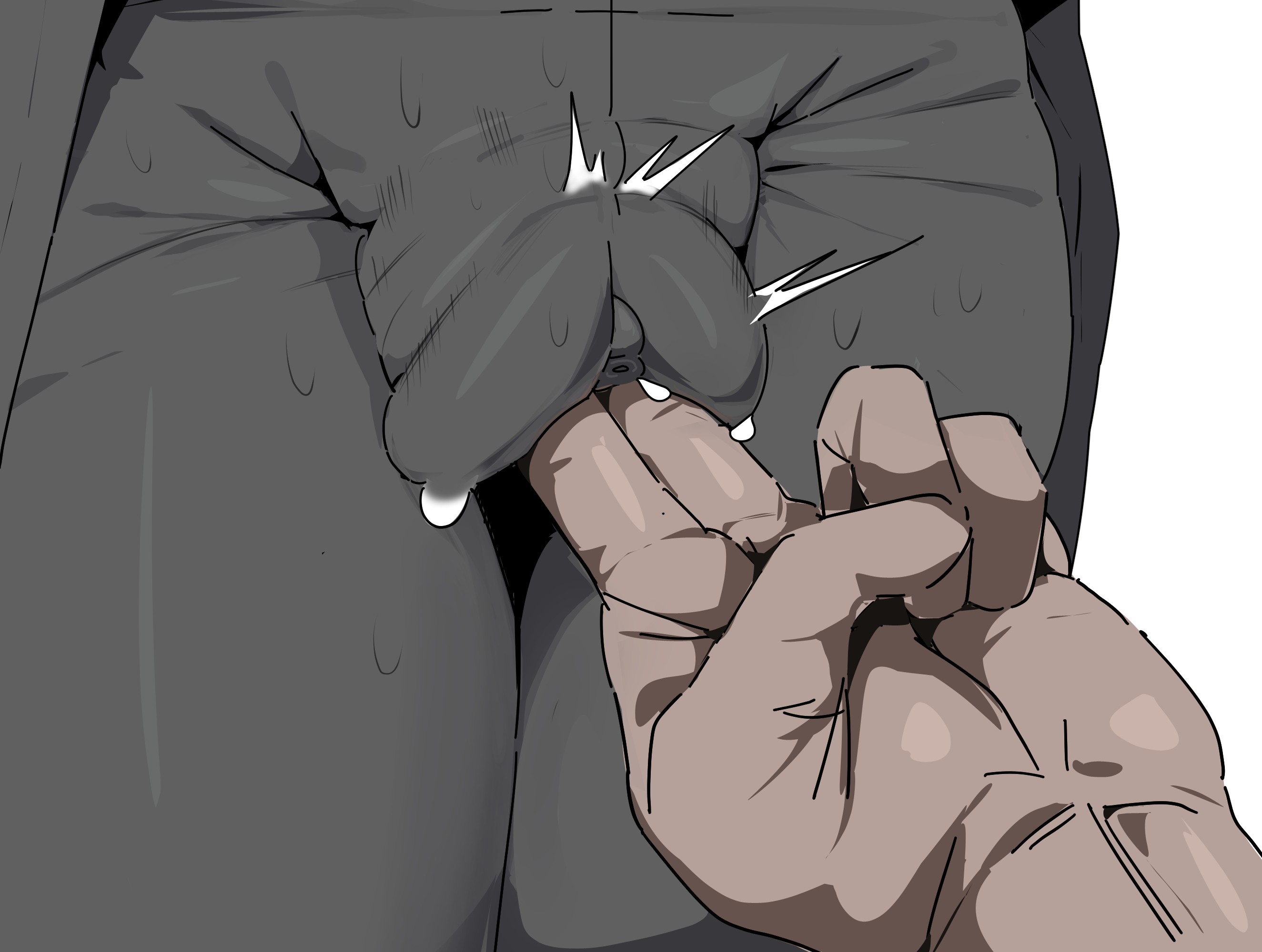 1boy, 1girls, 2d, 2d (artwork), cameltoe, child bearing hips, chubby, citizen k, clothed female, clothing, curvaceous, curvaceous female, curvy female, curvy hips, cynthia (pokemon), fat mons, female, fingering, fingers, grey body, impossible clothes, male, nintendo, plump, pokemon, pokemon dppt, pussy, pussy juice, pussy juice drip, pussy juice drip through clothes, pussy juice leaking, skin tight, skindentation, thick thighs, tight clothes, tight clothing, tight fit, wide hips