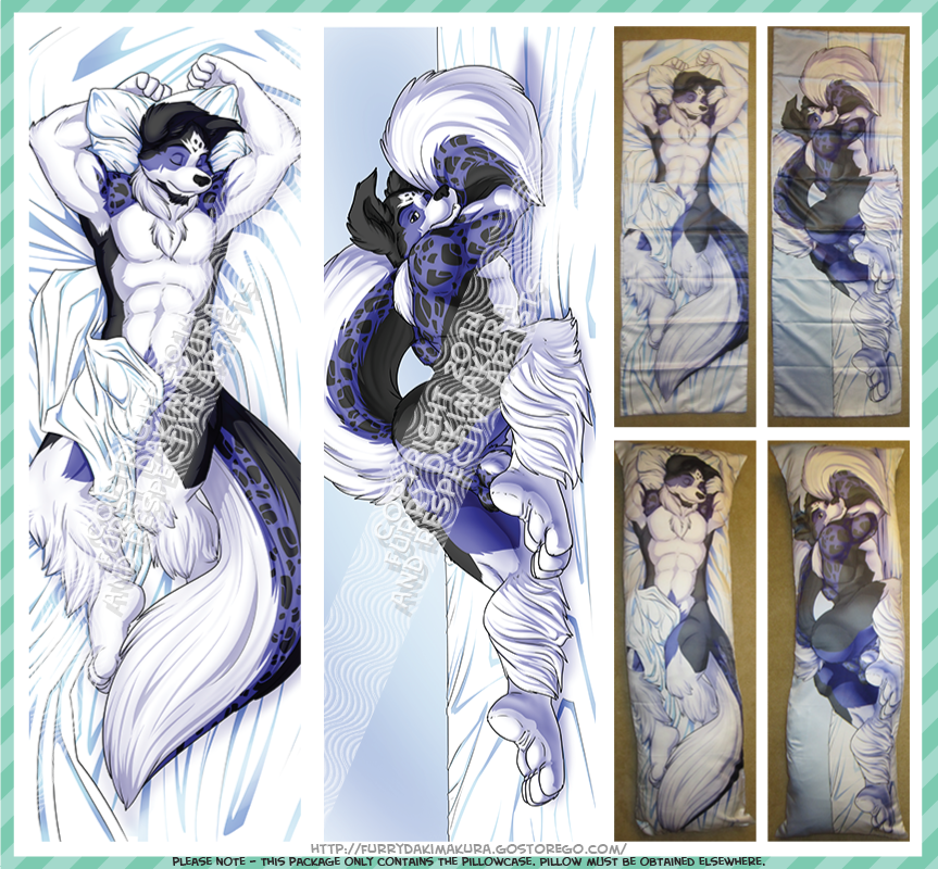 anthro ass cam canine dakimakura fur furry male male_only mammal penis pillow sheets wolfblade