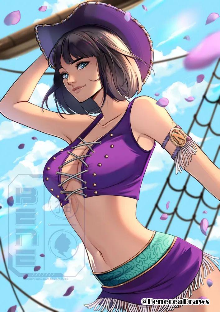 1girls, 2d, 2d (artwork), 2d artwork, adult, adult female, alternate hair length, alternate hairstyle, arm behind head, armband, armpits, bare armpits, bare arms, bare belly, bare hands, bare midriff, bare navel, bare shoulders, bare skin, belly, belly button, beneceadraws, big boobs, big breasts, black hair, black-haired female, blue eyes, blue sky, blue-eyed female, breasts, brown skin, brown skinned female, brown-skinned female, busty, busty female, busty girl, cleavage, closed mouth smile, clouds, collarbone, cowboy hat, curvaceous, curvaceous body, curvaceous female, curvaceous figure, curvaceous hips, curvy, curvy body, curvy female, curvy figure, curvy hips, day, daylight, daytime, digital, digital art, digital drawing, digital drawing (artwork), digital media, digital media (artwork), drawing, elbows, exposed armpits, exposed arms, exposed belly, exposed midriff, exposed navel, exposed shoulders, exposed skin, female, female focus, female only, female torso, fit female, from below, hand behind head, hat, high resolution, highres, hourglass figure, inframammary fold, large boobs, large breasts, lean figure, linea alba, lips, looking at viewer, looking down, looking down at viewer, mature, mature female, medium hair, midriff, miniskirt, miss all sunday, narrow waist, navel, nico robin, one piece, one piece: alabasta arc, outdoor, outdoors, outside, posing, posing for the viewer, pre-timeskip, revealing clothes, short hair, shoulders, shueisha, skirt, sky, slender body, slender waist, slim female, slim waist, smile, smiley face, smiling, smiling at viewer, solo, solo female, standing, stomach, toei animation, upper body, weekly shonen jump, wide hips