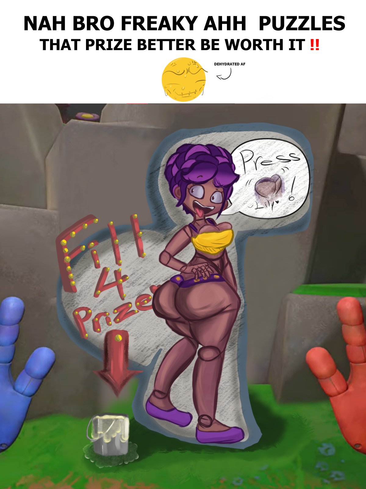 1female, 1girls, 2026, 2026s, 2d, 2d (artwork), 2d artwork, alternate ass size, alternate body type, alternate breast size, alternate costume, animate inanimate, ass, ass focus, axolotl capsule, bare shoulders, barely contained, barely contained breasts, beach clothes, big ass, big breasts, big butt, black eyes, blush, bottom heavy, braid, braided hair, braided ponytail, braids, breast squeeze, breasts, bun hair, butt, butt focus, cellulite, cum, cum drip, curvy, curvy female, curvy figure, digital art, digital drawing, digital drawing (artwork), digital media, digital media (artwork), digital painting, digital painting (artwork), doll, doll girl, doll joints, english, english dialogue, english text, excessive cum, exhibition, exhibitionism, exhibitionist, eyebrows, eyelashes, female, female focus, full body, hair, hair bun, hand on hip, hand on own hip, hourglass figure, hourglass figured female, humanoid, humanoid female, inanimate animate, large ass, large butt, lily lovebraids, living toy, long hair, long purple hair, looking back, mascot horror, meme, mob entertainment, mob games, noseless, not furry, partially clothed, ponytail, poppy playtime, poppy playtime (chapter 5), purple hair, smile, smiling, solo, solo female, solo focus, standing, swimming trunks, swimsuit, swimwear, thong, thong bikini, thong panties, thong underwear, video games, wardrobe malfunction, wedgie, wide hips