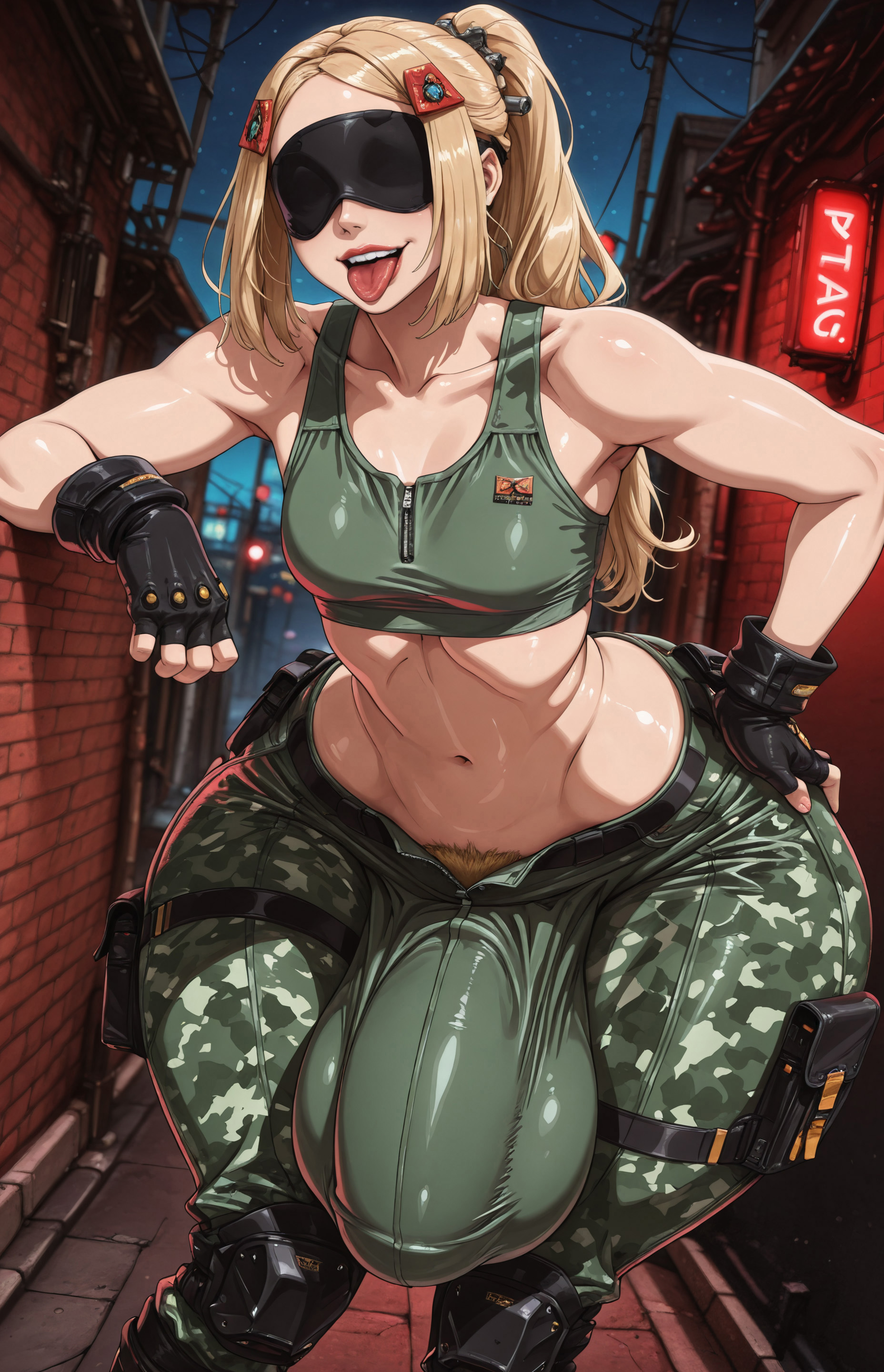 1femboy, ai generated, blonde hair, boosty, boosty username, bulge, eyes covered, femboy, flat chest, futornyx, huge ass, large testicles, mask, sleep mask, solo, testicles, thick thighs, trigger (zenless zone zero), twitter username, wide hips, zenless zone zero