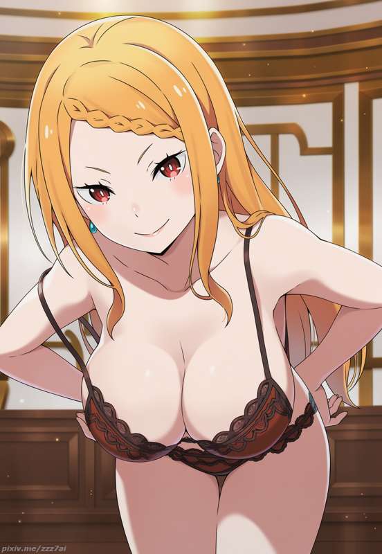 1girls, ai generated, big breasts, breasts, female, hair, light skin, light-skinned female, long hair, mature, mature female, mature woman, orange hair, priscilla barielle, re:zero kara hajimeru isekai seikatsu, red eyes, solo, solo female, zzz7
