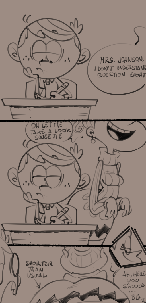 1boy, 1boy1girl, 1boys, 1girl, 1girl1boy, 1girls, age difference, agnes johnson, ass, bending over, bent over, booty, butt, hips, lincoln loud, looking back, older female and younger male, pokachu (artist), teacher, teacher and student, teacher female, the loud house