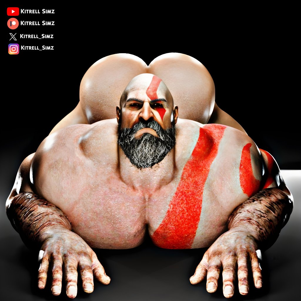 ass_up ass_up_high bald bald_man bara bara_ass beard big_ass big_ass_(male) big_butt big_penis bubble_ass bubble_butt daddy daddy_penetrated dat_ass dat_butt dilf dumptruck_ass dumptruck_butt facial_hair fat_ass fat_butt front_view gay god_of_war head_down_ass_up huge_ass huge_butt kitrell_simz kratos large_ass large_butt large_penis looking_at_viewer male_only massive_ass massive_butt mature_male muscle_ass muscle_bottom muscle_butt muscles muscular muscular_ass muscular_bottom muscular_butt muscular_male older_male penis plump_ass plump_butt red_markings round_ass round_butt seducing seductive_pose slutty_daddy slutty_pose tempting thick_ass thick_butt thick_thighs white_body white_skin yaoi