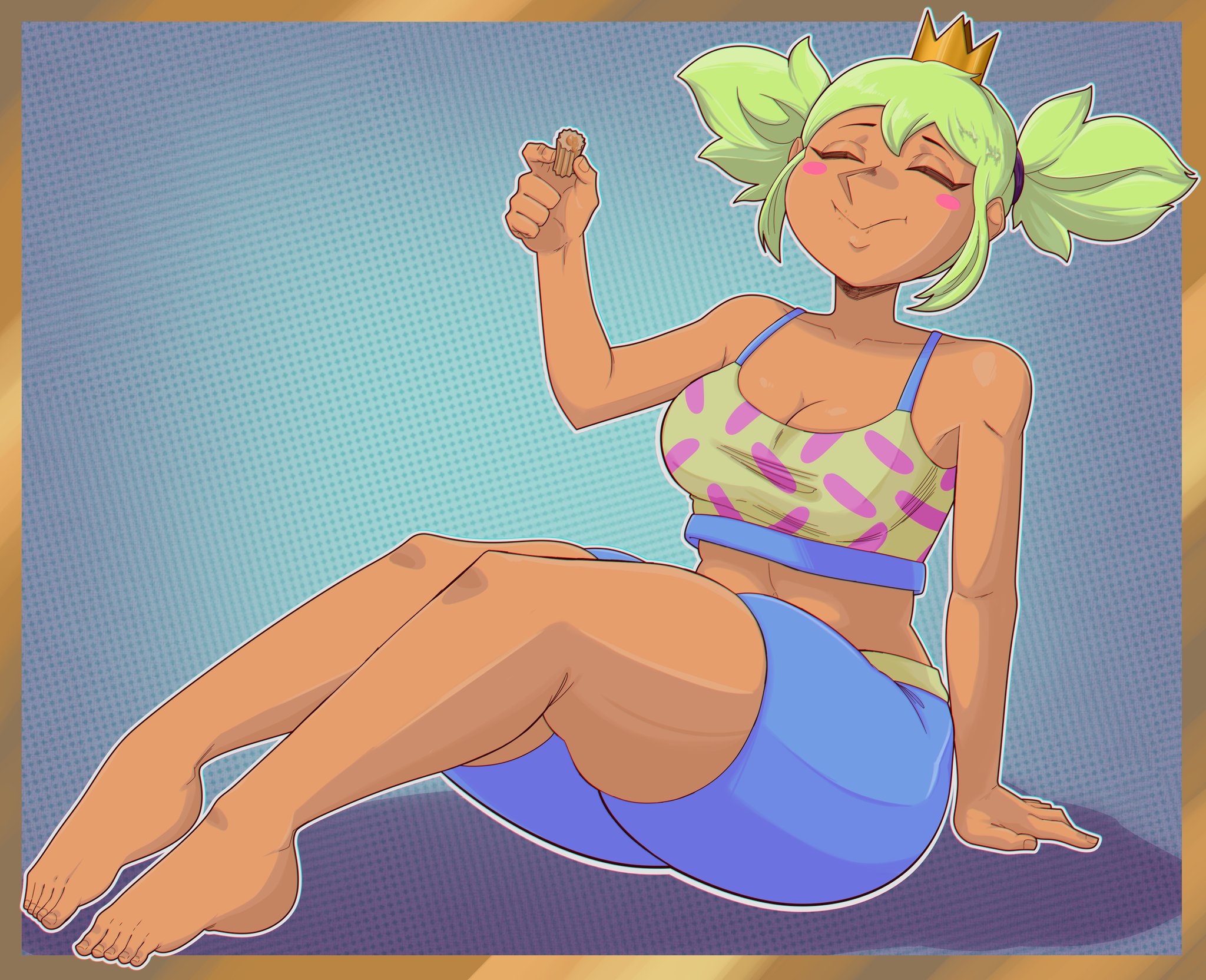 1girls, brawl stars, female, mandy (brawl stars), orange thejuice, supercell, tagme