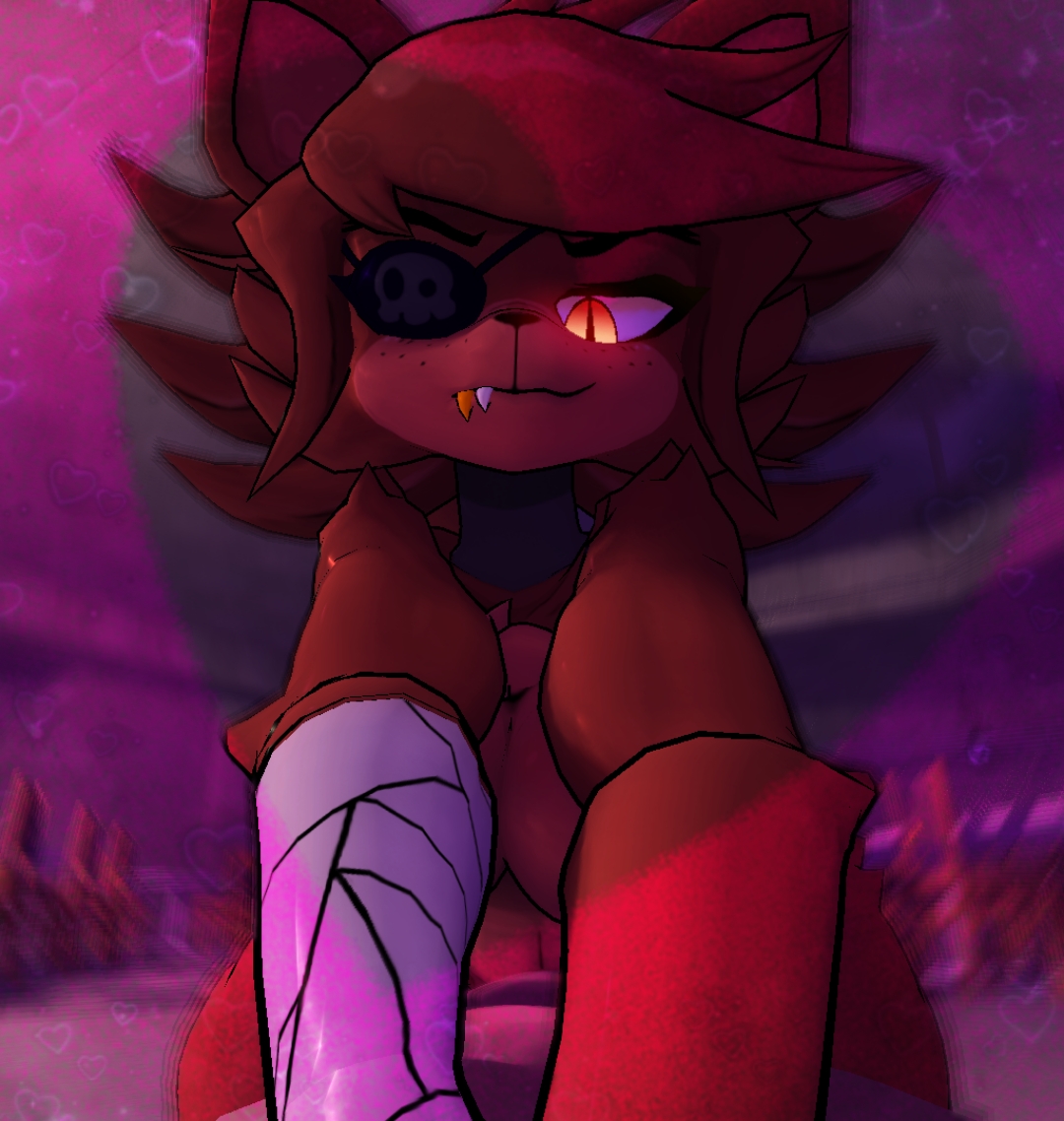 3d, 3d (artwork), ass, big ass, big breasts, big penis, big thighs, breasts, cally3d, choking, dominant, domination, female, fexa, five nights at freddy's, fnaf, foxy (cally3d), foxy (fnaf), fredina's nightclub, furry, male, penis, pov, straight, thick thighs, thighs, zhipyuwu