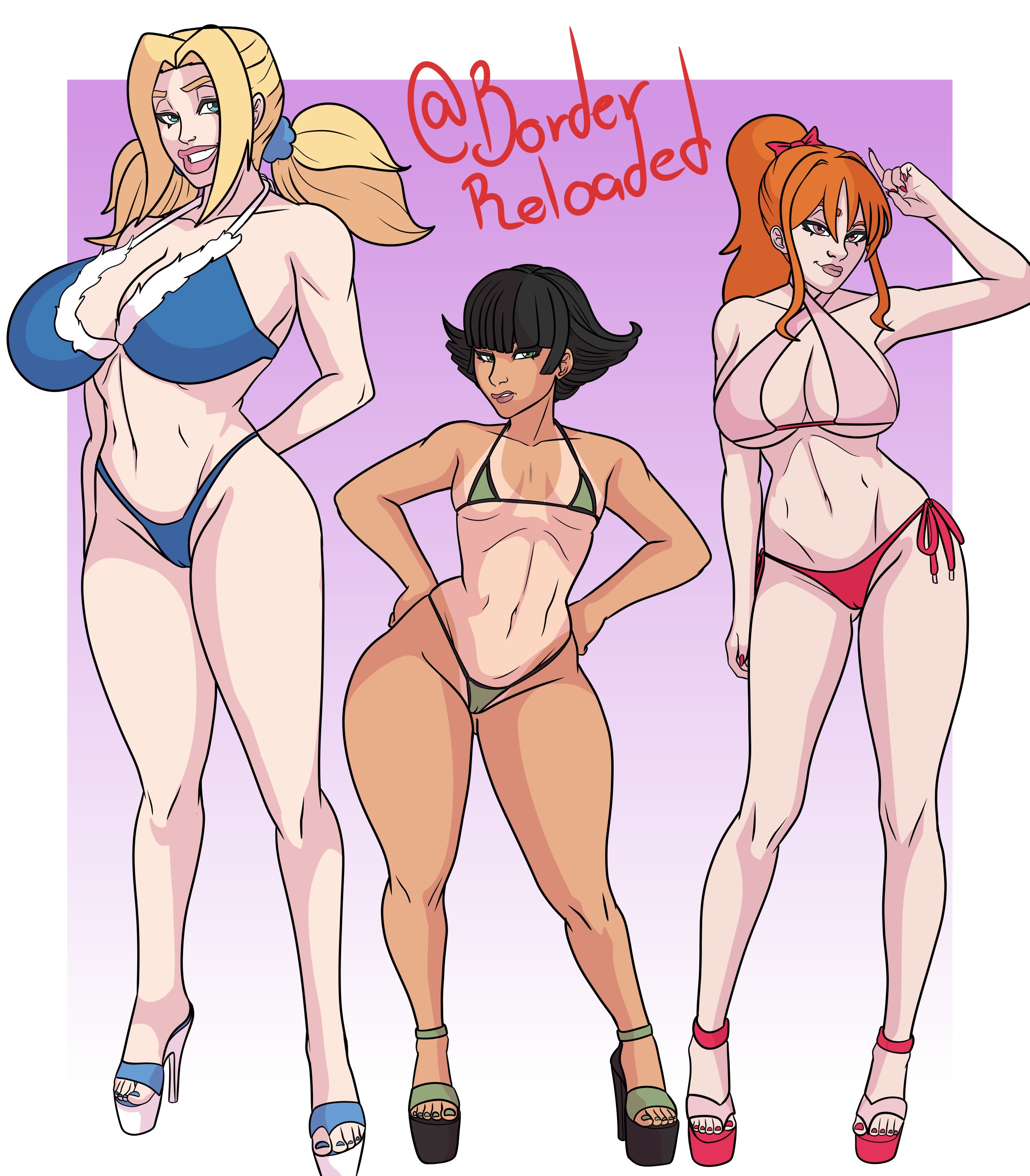 3girls, blossom (powerpuff girls), borderreloaded, bubbles (powerpuff girls), buttercup (powerpuff girls), female, female only, jpg, powerpuff girls, tagme, twitter link