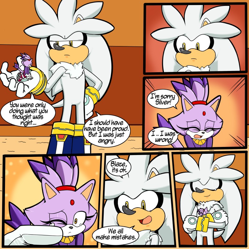 blaze_the_cat duo female giant_male male not_porn silver_the_hedgehog sonic_(series) sonic_the_hedgehog_(series) superbunnygt tagme wholesome