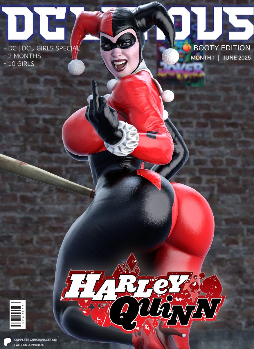 1girls, 3d, abs, alluring, ass, baseball bat, batman (series), big ass, big breasts, big butt, big thighs, blonde hair, bodysuit, breasts, bubble ass, bubble butt, busty, cga3d, curvaceous, curvy, curvy body, curvy female, daz studio, dc, dc comics, erotichris, exposed breasts, facepaint, female, female only, hard nipples, harley quinn, harley quinn (classic), harley quinn (injustice), high heels, hourglass figure, injustice 2, large breasts, large thighs, looking at viewer, looking back, magazine cover, middle finger, non-nude, pose, posing, rear view, solo, solo female, tagme, thick, thick ass, thick thighs, voluptuous, voluptuous female, wide hips