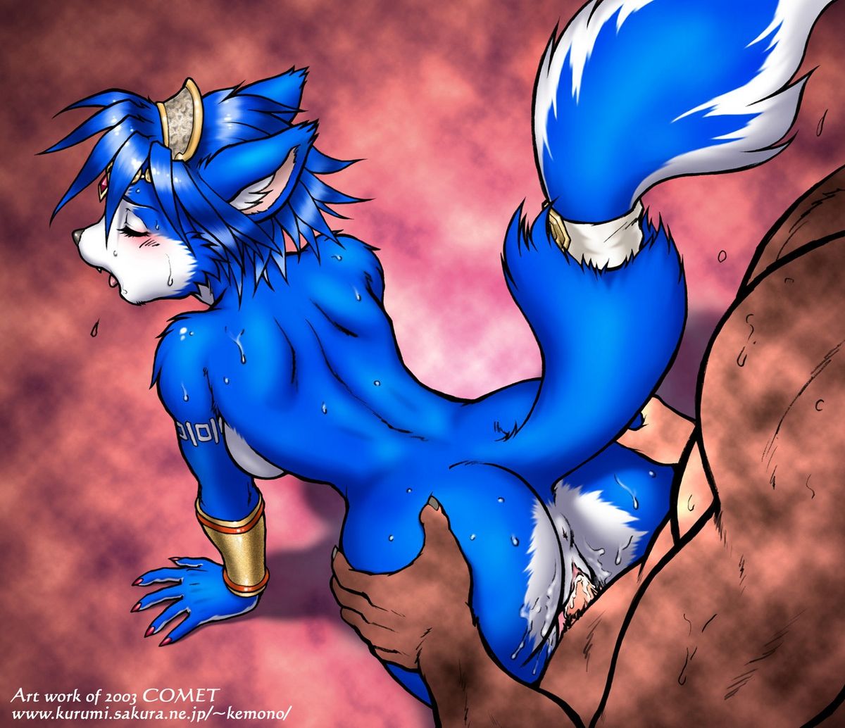 1boy, 1girls, alternate color, anthro, anus, ass, ass grab, backboob, breasts, canine, dr comet, female, fox, furry, krystal, male, nintendo, penis, pussy, pussy juice, raised tail, sex, star fox, tagme