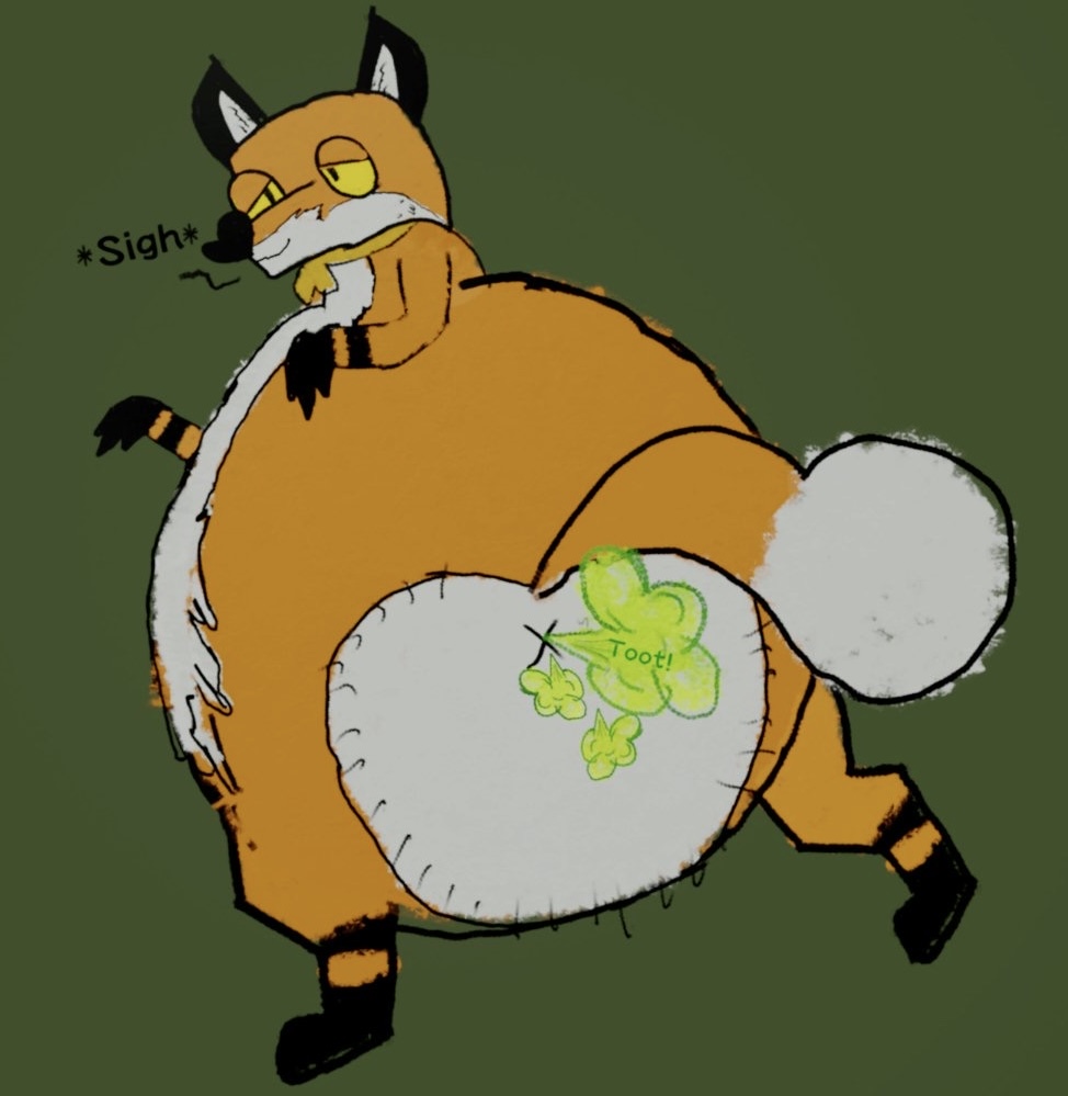 anthro anus ass auriwooosh big_butt black_ears bobbins_(auriwooosh) butt_focus canid canine cheek_tuft facial_tuft fart fart_cloud fart_fetish fox fur huge_butt looking_at_viewer looking_back looking_pleasured looking_relieved mammal monobutt monorump onomatopoeia orange_body pink_tongue plushie pupils seam_(sewing) sigh simple_background slit_pupils solo sound_effects stitch_(sewing) striped_legs text tongue tongue_out tuft white_body white_fur x_anus yellow_bow yellow_eyes yellow_ribbon