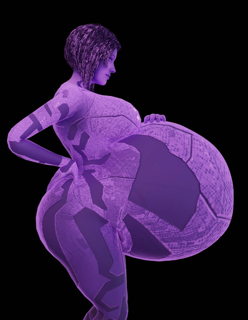 1girls 3d_(artwork) artificial_intelligence big_belly cortana halo_(series) huge_belly sharpie100 stuffed_belly tagme