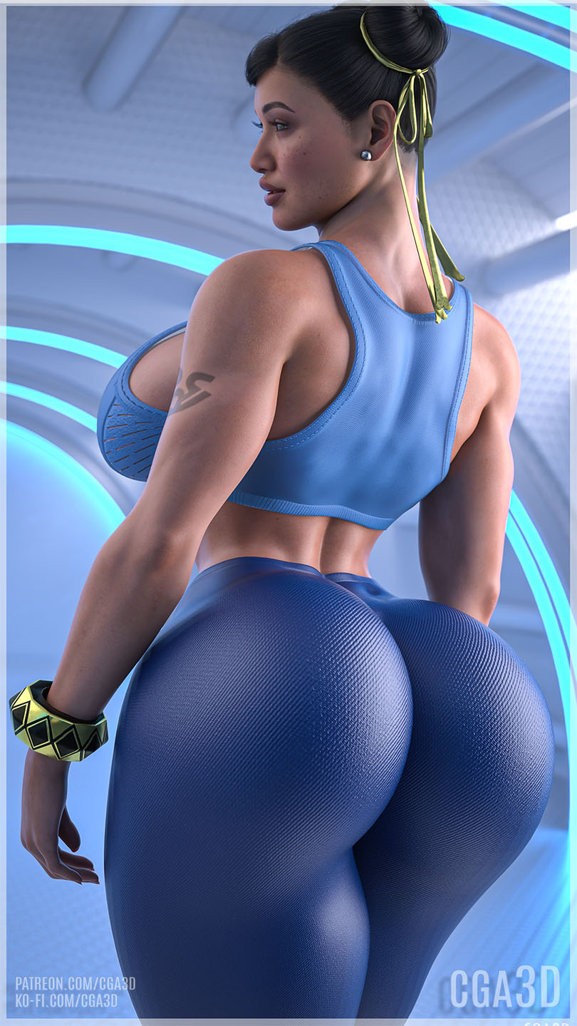 1girls, 3d, 3d (artwork), 3d model, abs, asian, asian female, ass, big ass, big breasts, black hair, blue leggings, blue legwear, breasts, bubble ass, bubble butt, cga3d, chun-li, chun-li (cosplay), cosplay, crossover, crossover cosplay, erotichris, female, female only, fit, fit female, huge breasts, large breasts, leggings, legs, li mei, li mei (new era), light skin, light-skinned female, lingerie, mortal kombat, mortal kombat 1 (2023), muscular, muscular female, netherrealm studios, nude, nude female, panties, solo, street fighter, street fighter 6, thick thighs, thong, toned, toned female, voluptuous, voluptuous female, wide hips