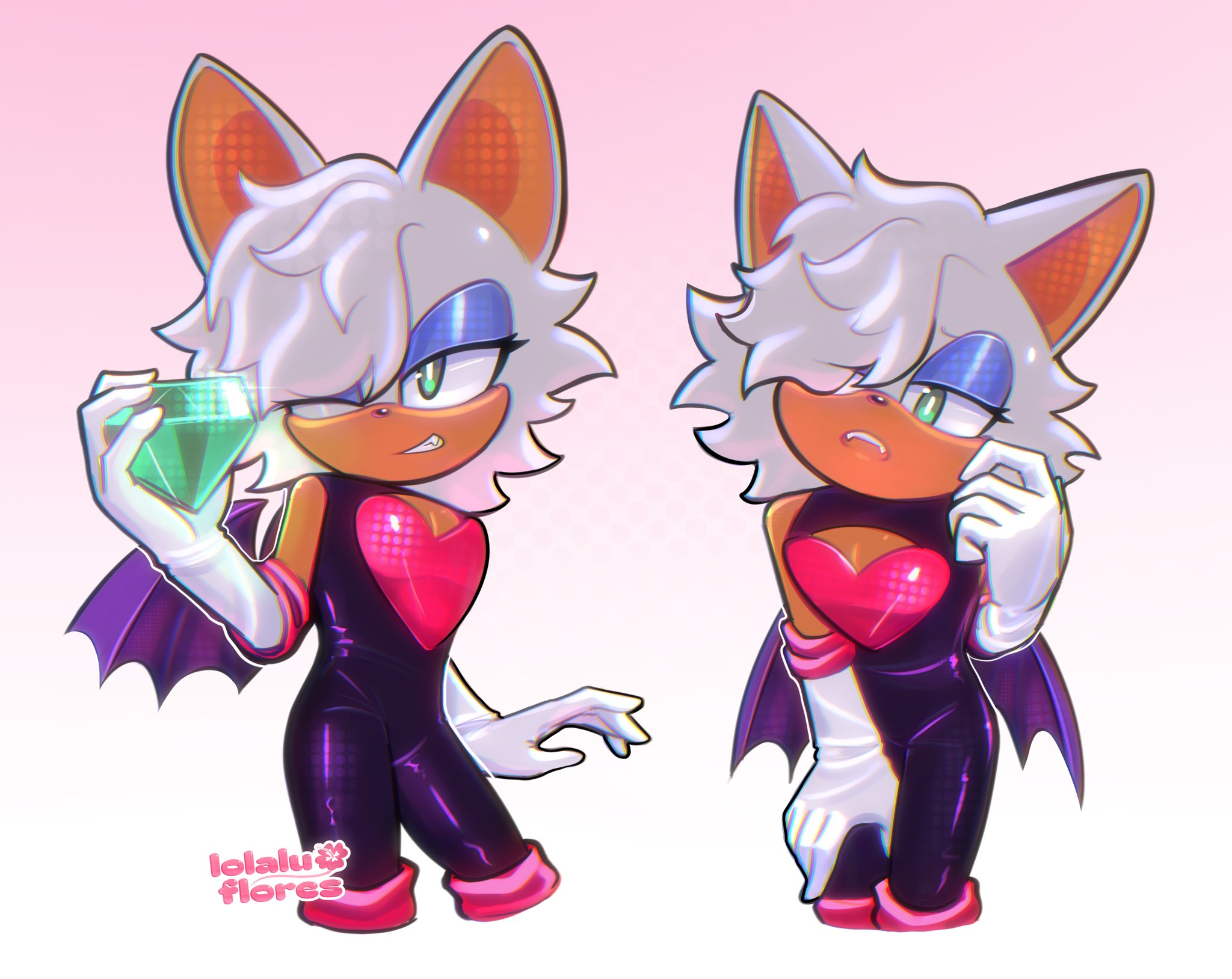 femboy, genderswap, genderswap (ftm), lolalu flores, male, male only, male rouge, rouge the bat, rouge the bat (nikkikaji), rule 63, seductive look, sonic (series), sonic the hedgehog (series), twink