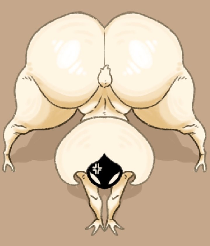 1girls, angry, arthropod, ass, ass bigger than head, big ass, big butt, bottom heavy, bubble butt, curvaceous, curvy, curvy figure, face down ass up, female, female only, front view, hollow knight, hollow knight: silksong, huge ass, hyper ass, jack-o pose, lace (hollow knight), looking at viewer, nude, solo, spread legs, tail markings, thick thighs, torururuu, voluptuous, voluptuous female, white eyes, wide hips
