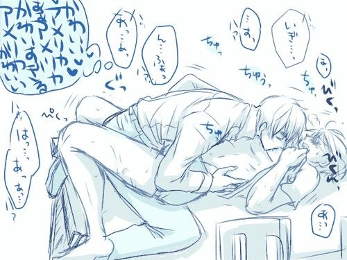 2boys, alfred jones, america (hetalia), arthur kirkland, axis powers hetalia, clothed, england (hetalia), gay sex, hetalia, kissing, kissing chest, male, nipple sucking, yaoi