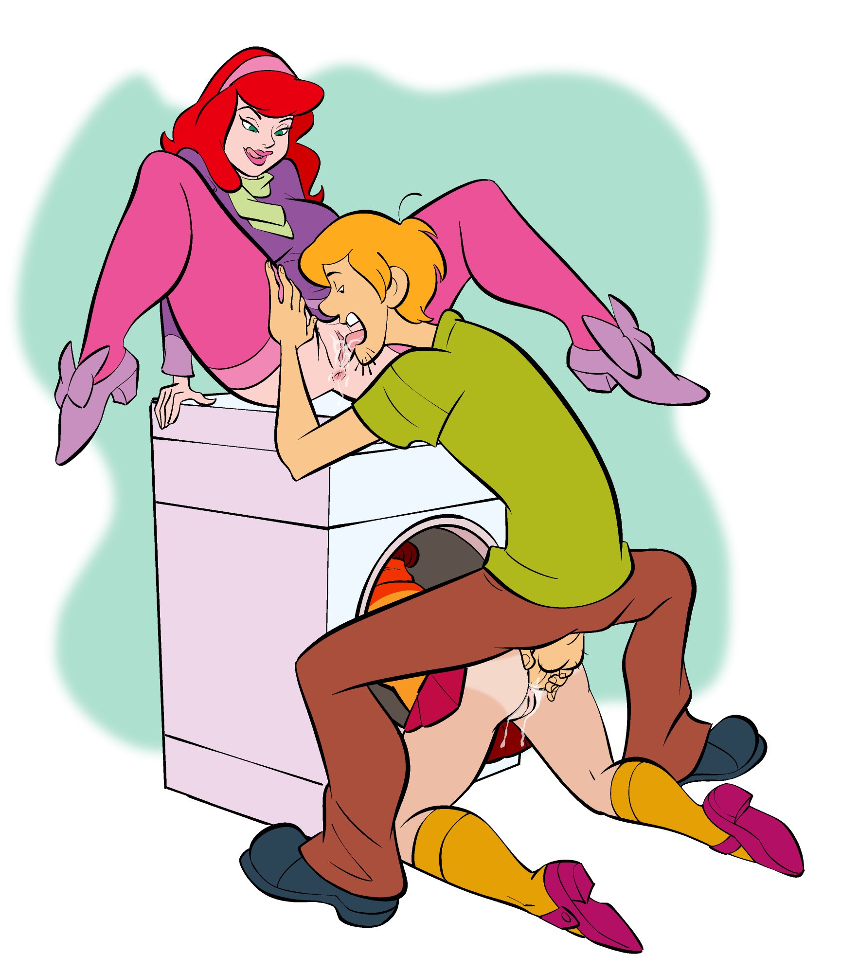 1boy, 2girls, anal, anal sex, ass, big ass, big breasts, breasts, bust, busty, chest, cunnilingus, curvaceous, curvy, curvy figure, daphne blake, digital media (artwork), female, female focus, hanna-barbera, hips, hourglass figure, huge ass, huge breasts, large ass, large breasts, legs, light skin, light-skinned female, light-skinned male, male, male/female, markkleanup, mature, mature female, mature male, scooby-doo, shaggy rogers, slim waist, straight, thick, thick hips, thick legs, thick thighs, thighs, velma dinkley, voluptuous, waist, warner brothers, wide hips