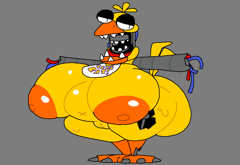 belly big_ass big_breasts big_butt breasts chicken female five_nights_at_freddy's five_nights_at_freddy's_2 fnaf pussy solo superiorfox withered_chica