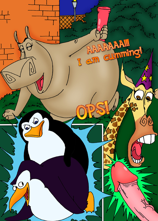 comic dreamworks furry furry_only gay gloria_the_hippopotamus madagascar_(film) madagascar_(series) male melman_mankiewicz_iii no_humans skipper