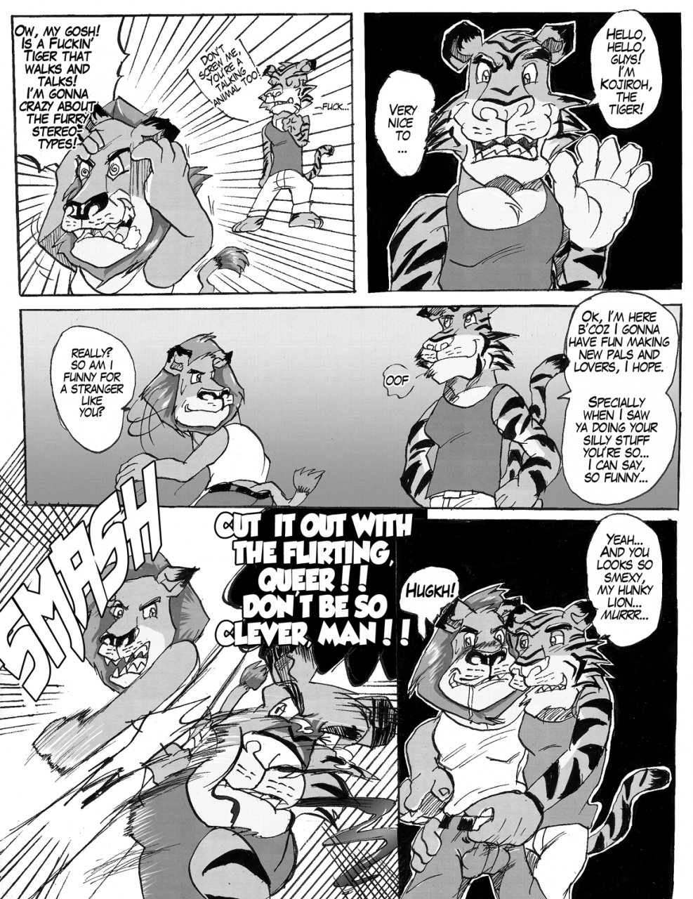 alakay_alex comic dreamworks furry furry_only gay madagascar_(series) male no_humans