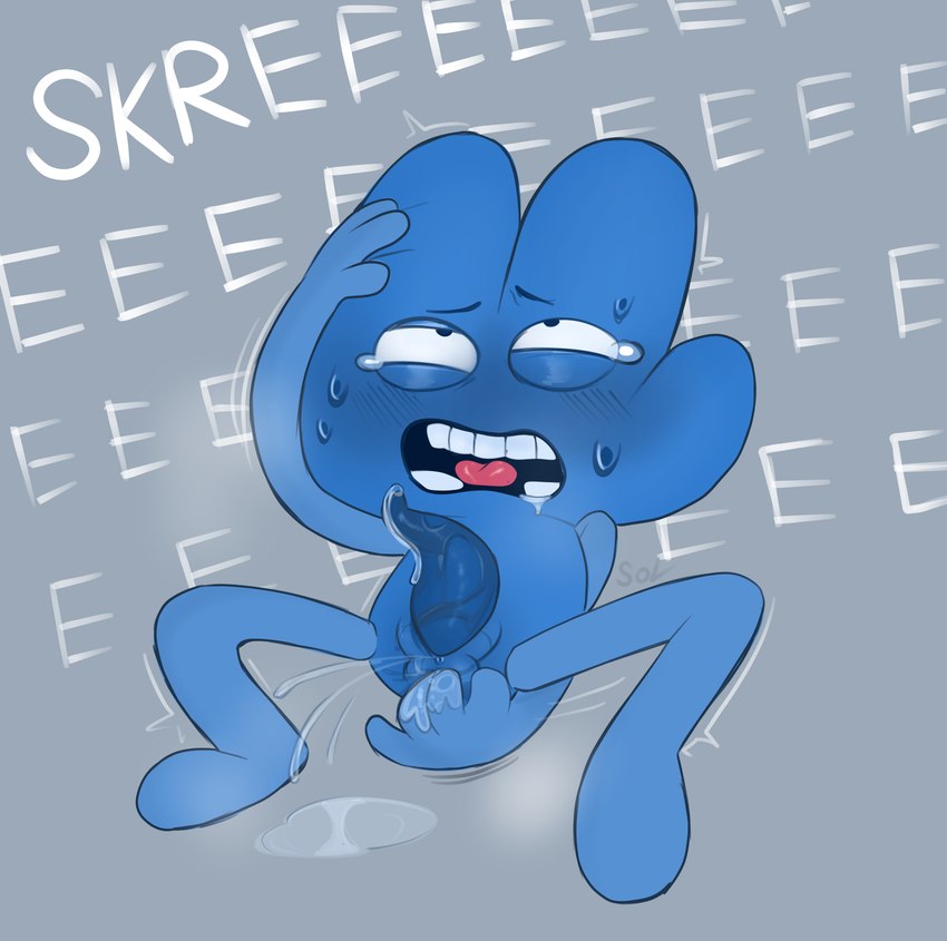 algebralien, battle for bfb, battle for bfdi, battle for dream island, bfb, bfdi, blue body, blue skin, blush, blush lines, blushing, fingering, fingering self, four (bfb), idfb, jacknjellify, male, no balls, non-human, object shows, open mouth, penis, squirting, sweat, sweatdrop, sweating, sweaty, sweaty body, tagme, tentacle, tentacle dick, tentacle penis, tesrs, the power of two, tpot, x finds out his value, xfohv