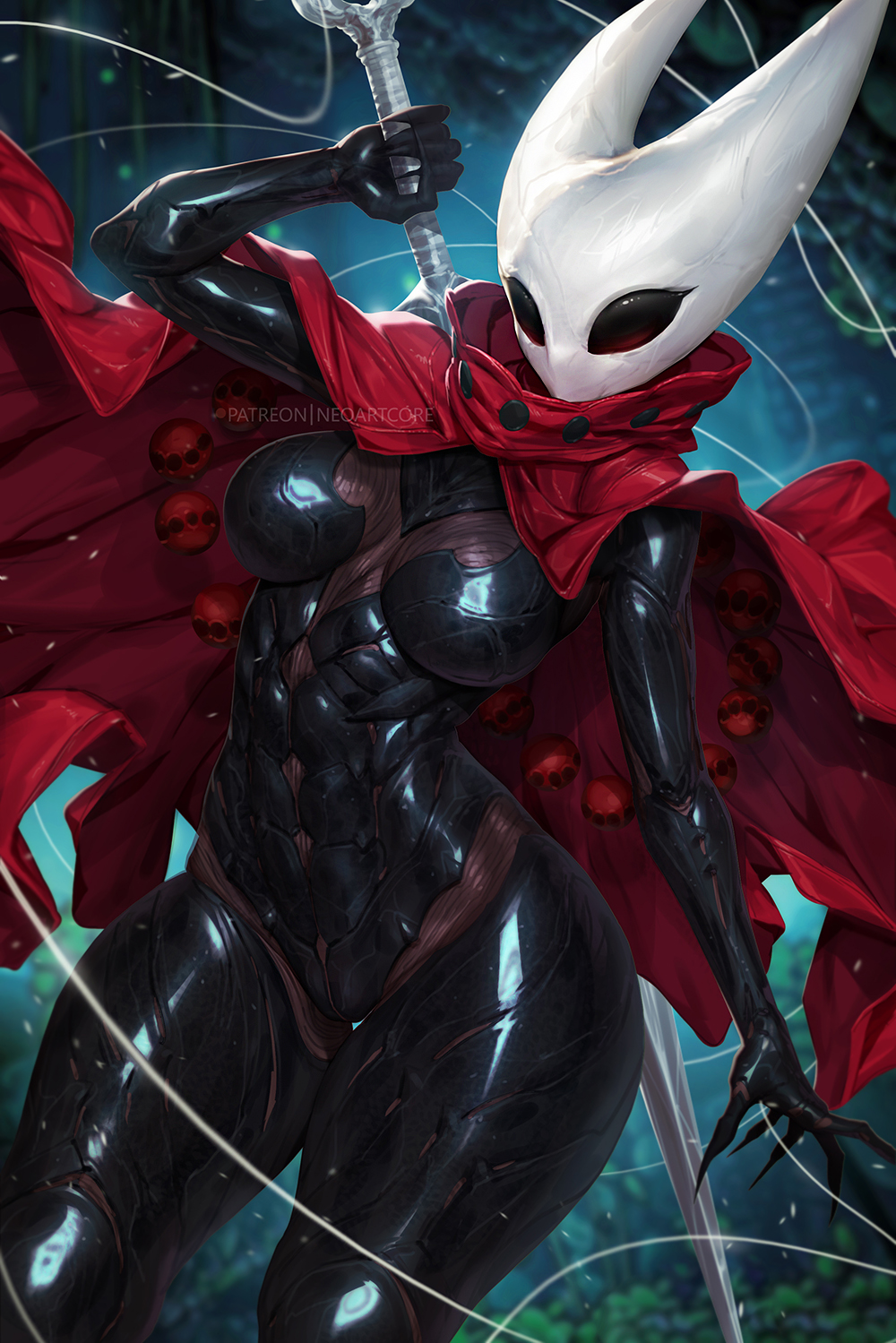 1girls, armor, athletic female, big ass, big breasts, big thighs, breasts, curvaceous, curvy, curvy figure, digital media (artwork), exoskeleton, female, hips, hollow knight, hollow knight (franchise), hollow knight: silksong, hornet (hollow knight), hourglass figure, huge ass, huge breasts, huge thighs, humanoid, insect girl, large ass, large breasts, large thighs, legs, mature, mature female, neoartcore, slim waist, team cherry, thick, thick hips, thick legs, thick thighs, thighs, voluptuous, waist, wide hips, wide thighs