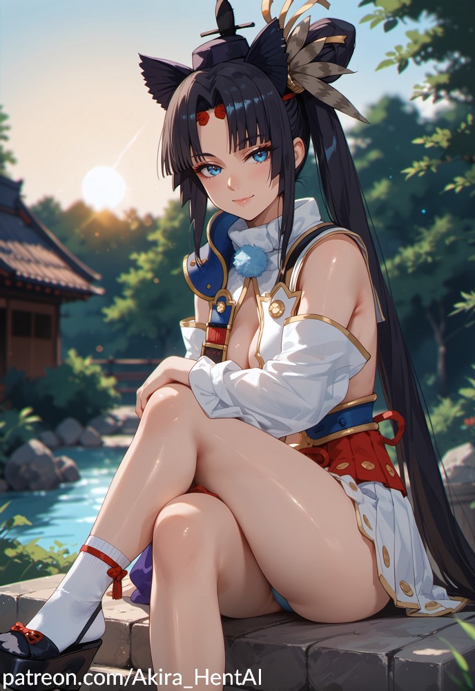 ai_assisted ai_generated akira_hentai crossed_legs inviting_to_oral naked patreon_reward patreon_username thighs ushiwakamaru_(fate) ushiwakamaru_(fate/grand_order)