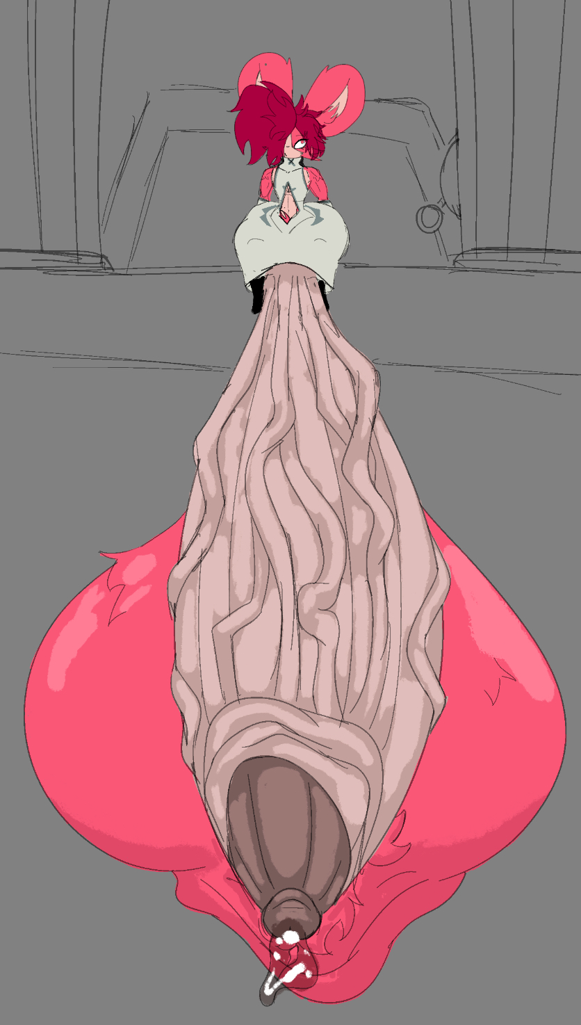 anthro, ass bigger than breasts, ass bigger than head, ass bigger than torso, atlyss, balls, balls bigger than body, balls bigger than head, balls bigger than penis, balls bigger than torso, big ass, boob window, bottom heavy, breasts, chang (atlyss), cum drip, curvy, dress, femboy, furry, gigantic thighs, hanging penis, huge ass, huge thighs, hung femboy, hung trap, hyper, hyper ass, hyper balls, hyper genitalia, hyper penis, jester, jester hat, leaking, leaking cum, leaking precum, male, male focus, male only, massive ass, mouse, mouse ears, oc, original character, pear shaped, penis, penis bigger than body, penis bigger than head, penis bigger than torso, penis out, precum, precum drip, rat, ratel (sitstanding), runt, shortstack, sideboob, sitstanding, sitting, small but hung, smaller male, thick thighs, tiny male, tiny waist, veiny penis